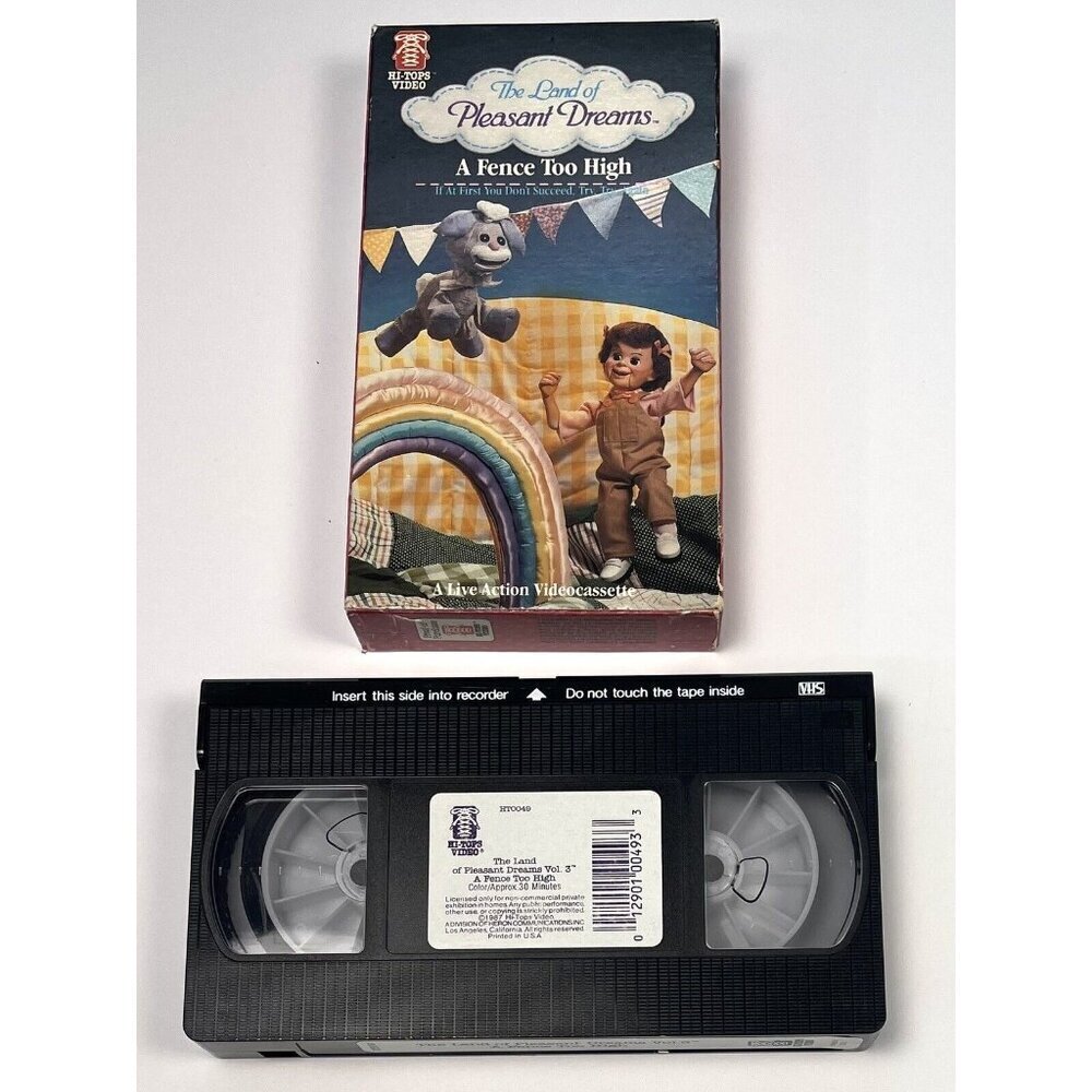 Land of Pleasant Dreams: A Fence Too High (VHS, 1986, Hi-Tops Video) Tested EUC